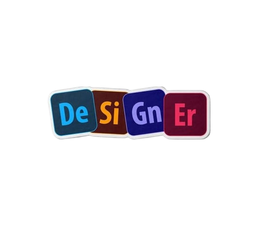 Designer sticker